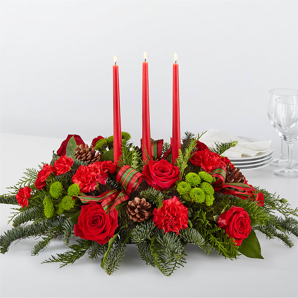 By the Candlelight Centerpiece – Gibney-sims Flowers, Hannibal MO