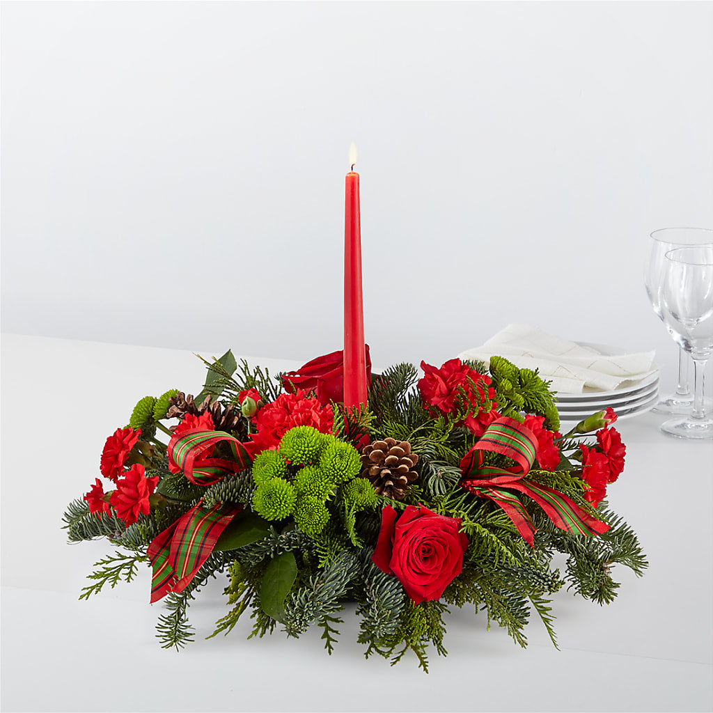 By the Candlelight Centerpiece – Gibney-sims Flowers, Hannibal MO