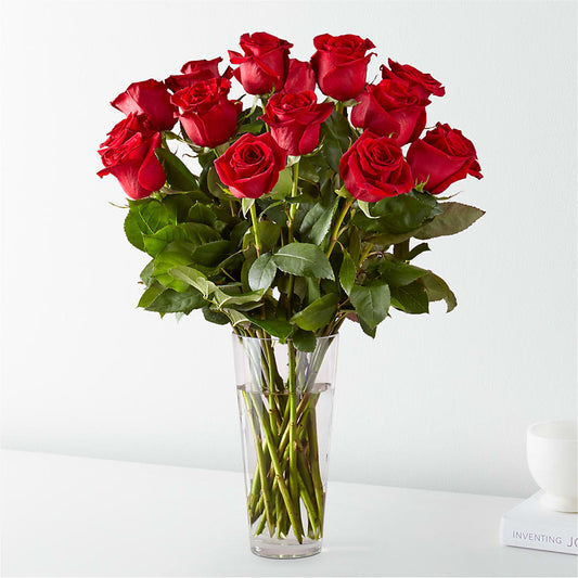 Long Stem Red Rose Bouquet – Gibney-sims Flowers, Hannibal MO