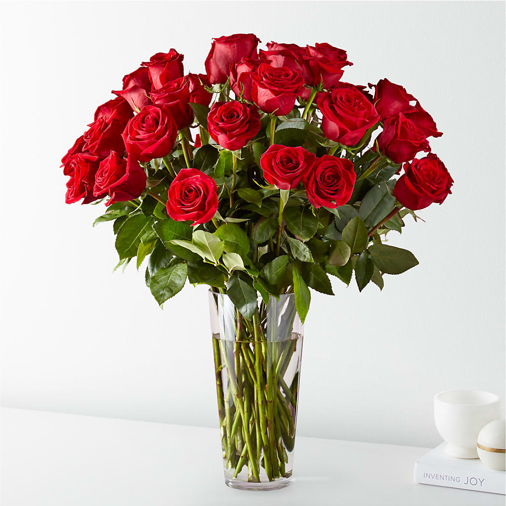 Long Stem Red Rose Bouquet – Gibney-sims Flowers, Hannibal MO