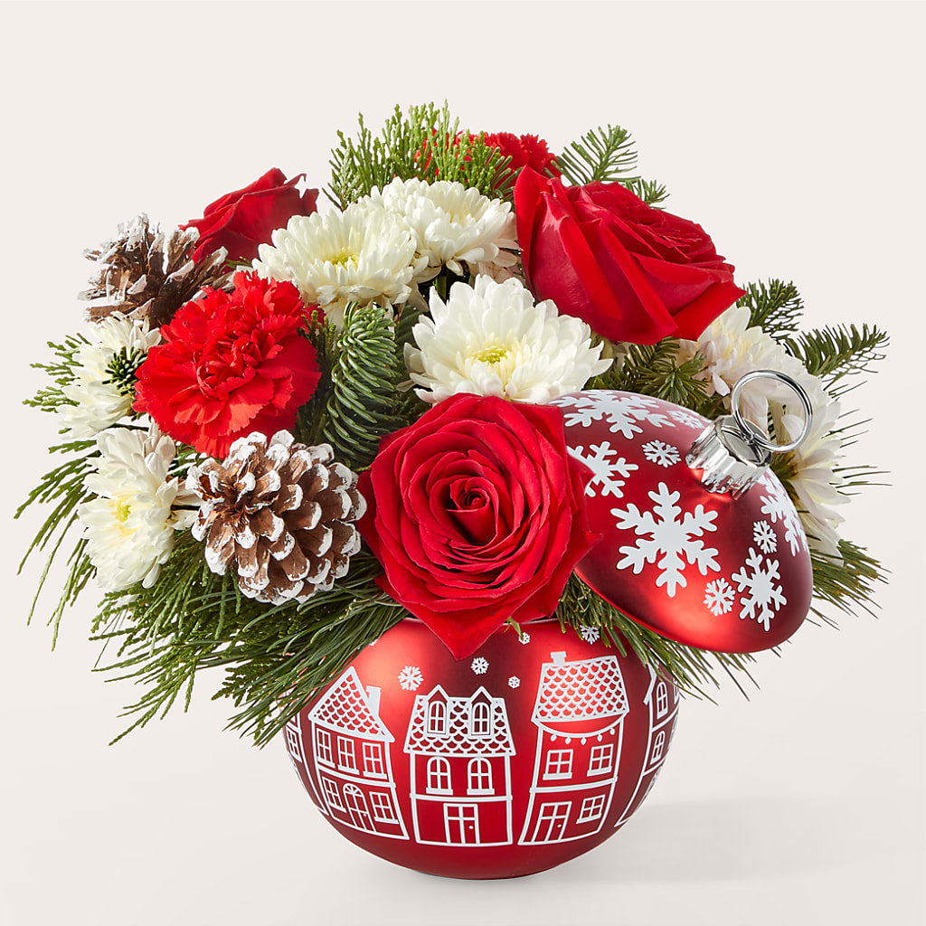 Christmas Village Ornament – Gibney-sims Flowers, Hannibal MO