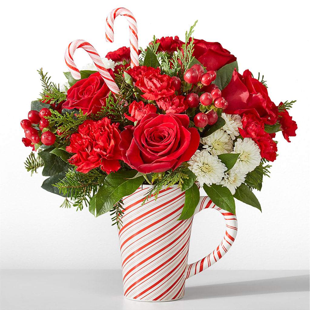 Peppermint Swirl Mug – Gibney-sims Flowers, Hannibal MO