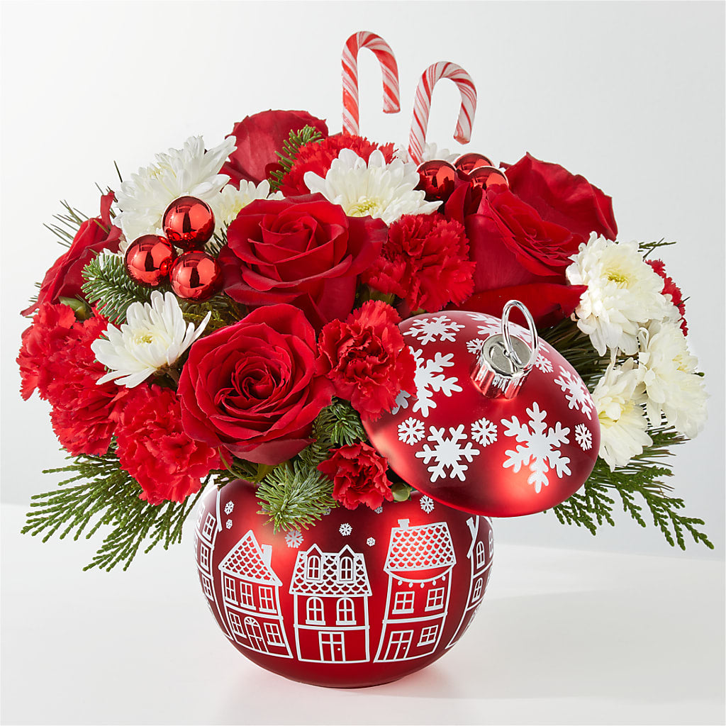 Cheer in the Air Ornament – Gibney-sims Flowers, Hannibal MO