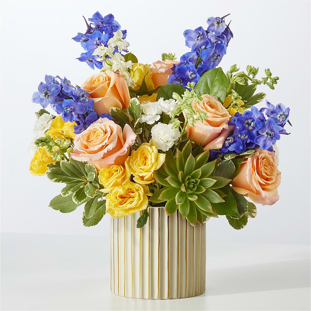 Cobalt Reverie Bouquet – Gibney-sims Flowers, Hannibal MO