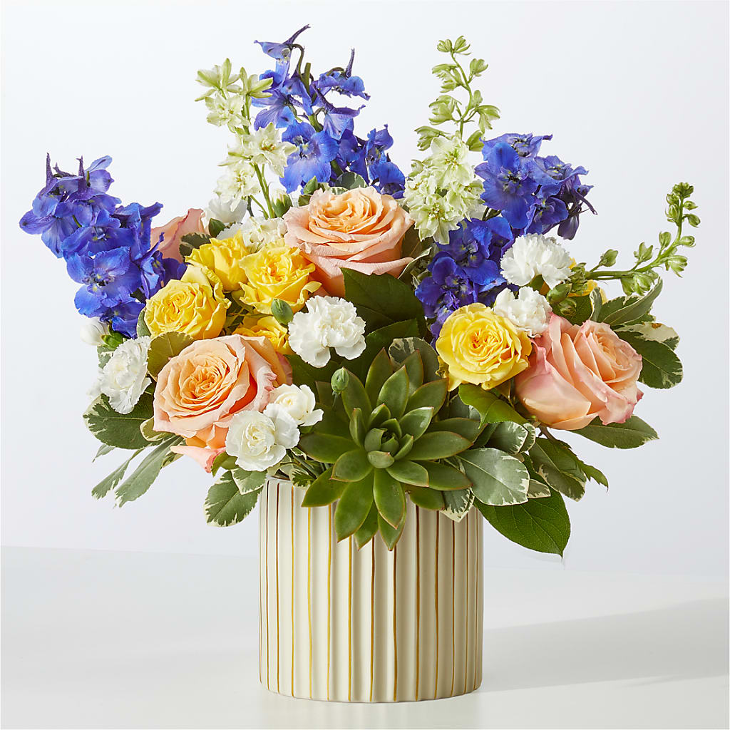 Cobalt Reverie Bouquet – Gibney-sims Flowers, Hannibal MO