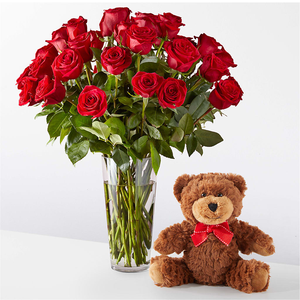 Romantic Long Stem Red Rose Bouquet Bundles – Gibney-sims Flowers, Hannibal MO