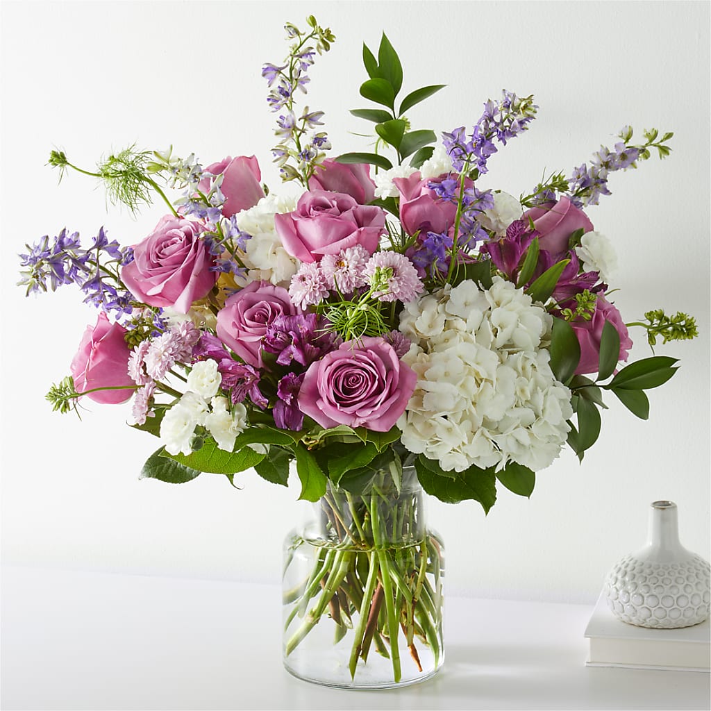Violet Caress Bouquet – Gibney-sims Flowers, Hannibal MO