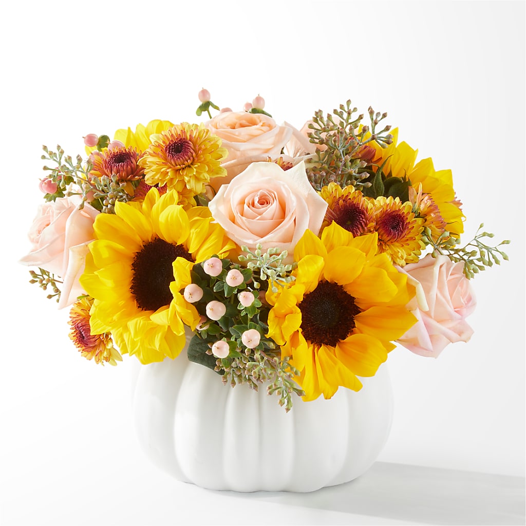 Pumpkin to Talk About Bouquet – Gibney-sims Flowers, Hannibal MO