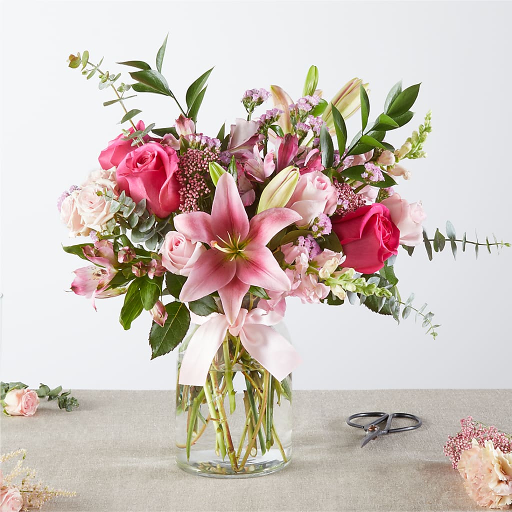 Pink Ribbon - A Florist Original – Gibney-sims Flowers, Hannibal MO