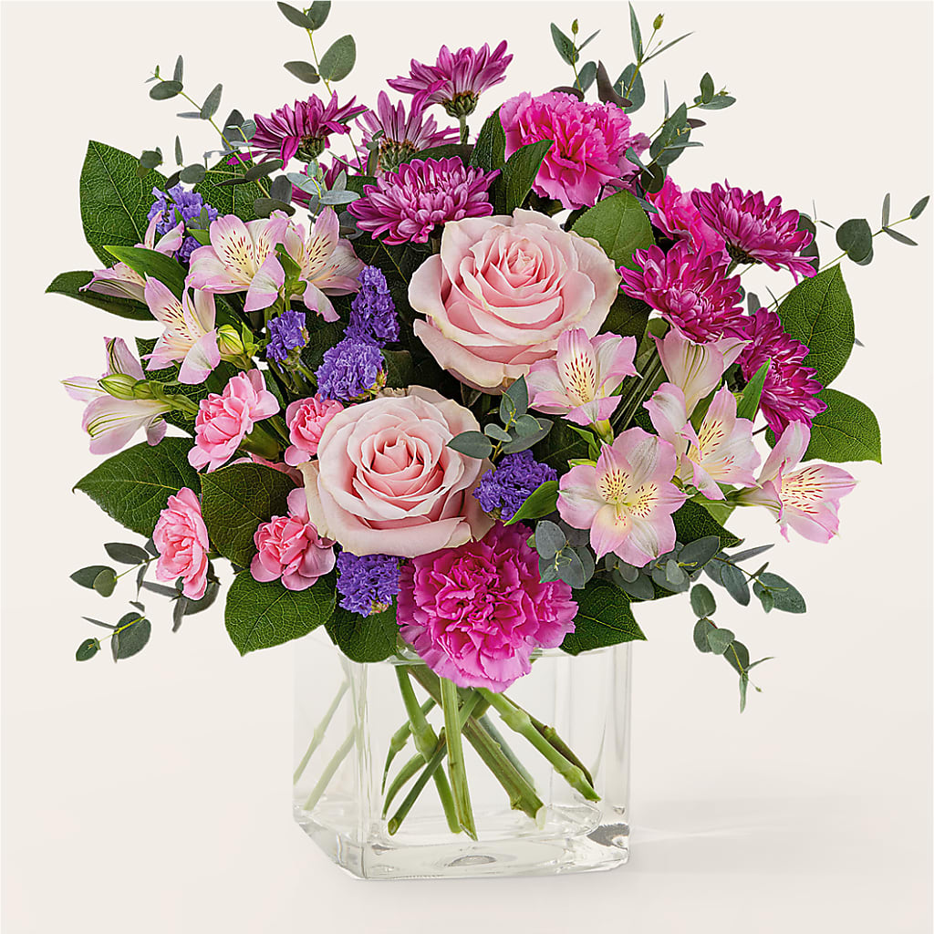 Rosy Radiance Bouquet – Gibney-sims Flowers, Hannibal MO