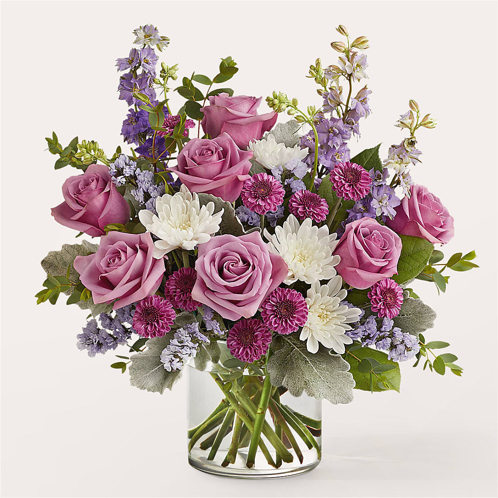 Violet Frost Bouquet – Gibney-sims Flowers, Hannibal MO