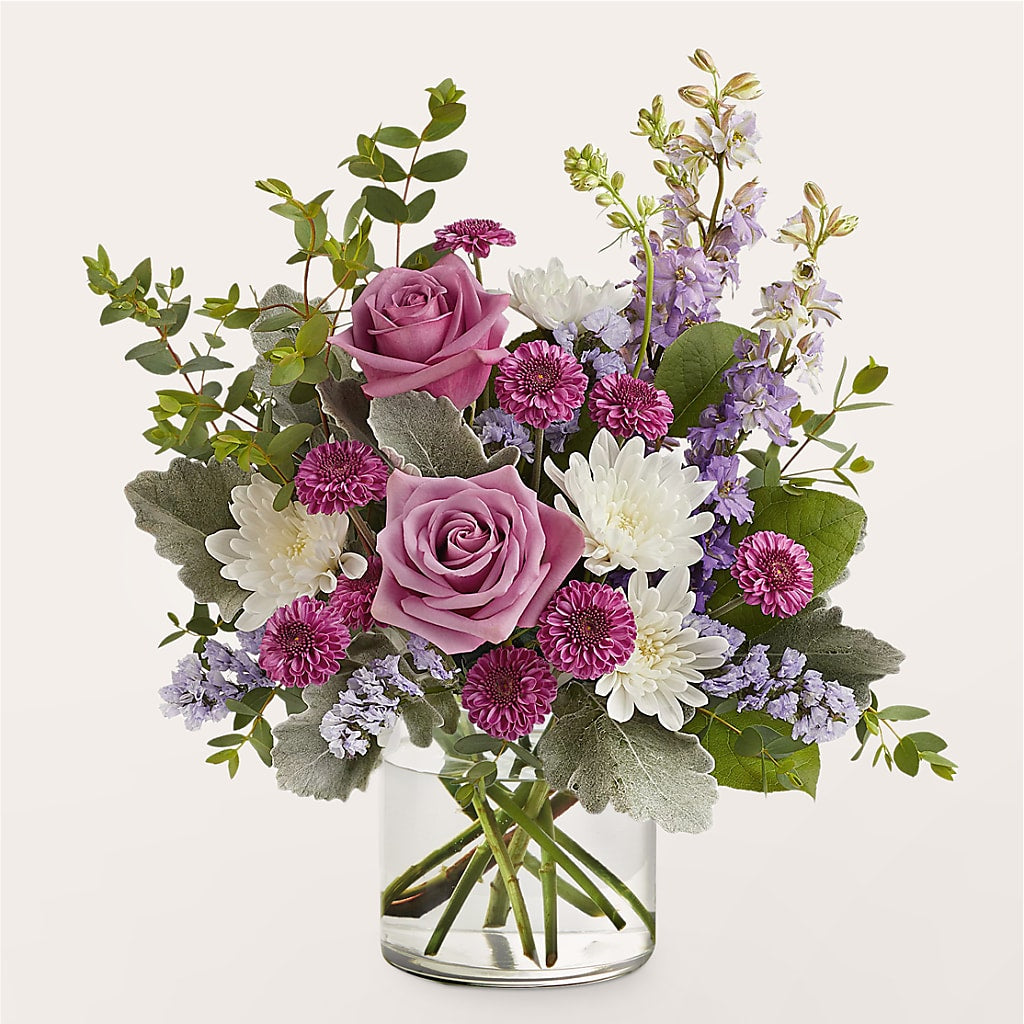 Violet Frost Bouquet – Gibney-sims Flowers, Hannibal MO