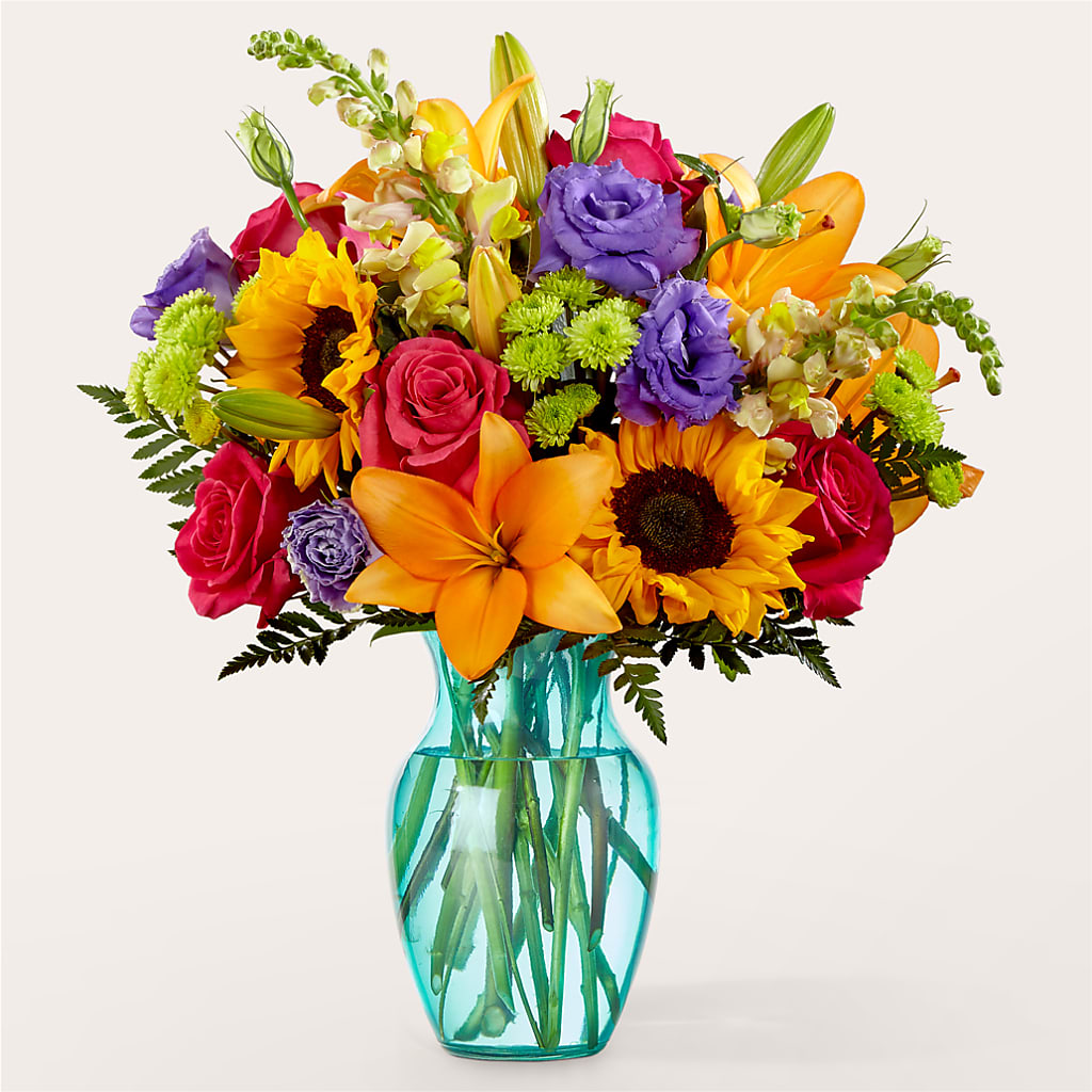 Double Rainbow Bouquet – Gibney-sims Flowers, Hannibal MO