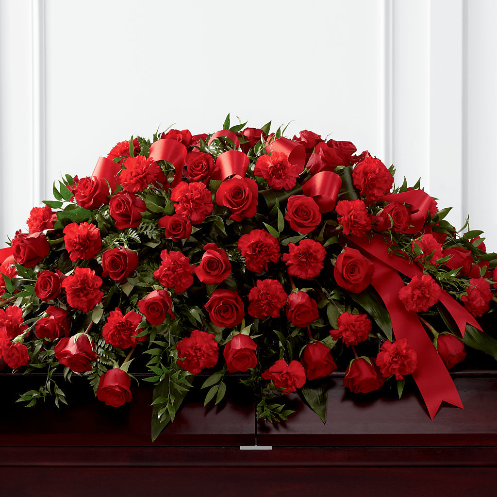 Tribute of Life Casket Spray – Gibney-sims Flowers, Hannibal MO