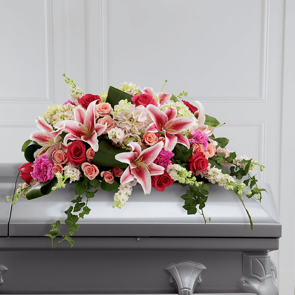 Splendid Grace Casket Spray – Gibney-sims Flowers, Hannibal MO