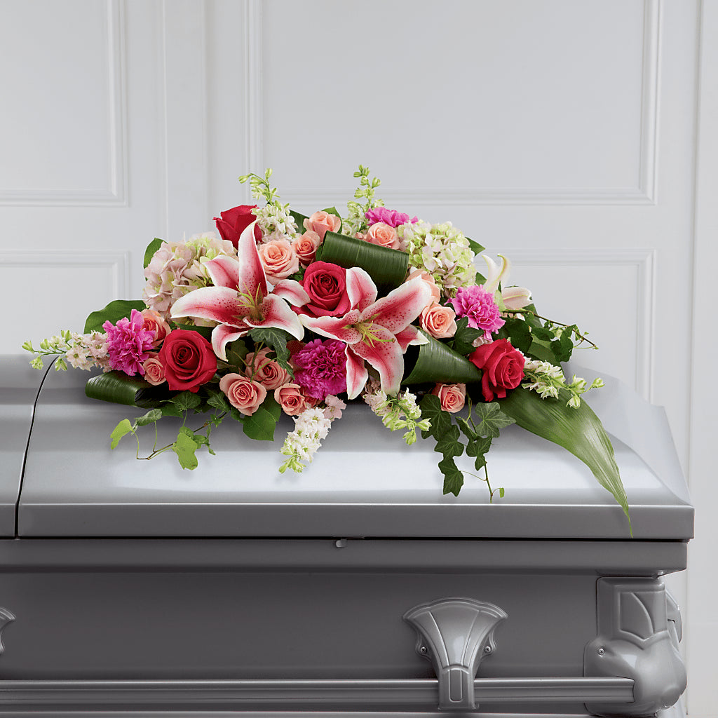 Splendid Grace Casket Spray – Gibney-sims Flowers, Hannibal MO
