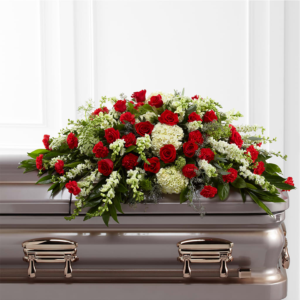 Sincerity Casket Spray – Gibney-sims Flowers, Hannibal MO