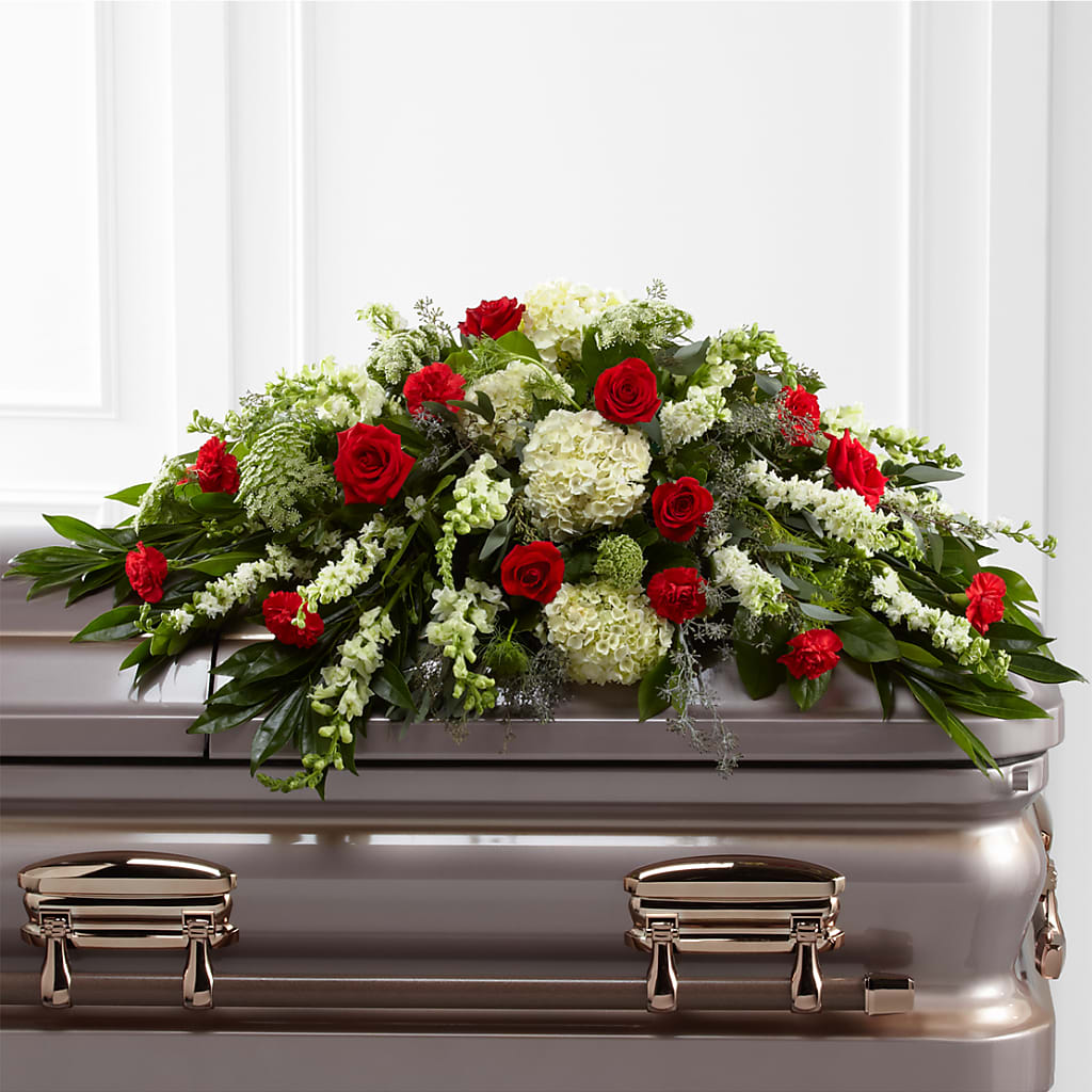 Sincerity Casket Spray – Gibney-sims Flowers, Hannibal MO