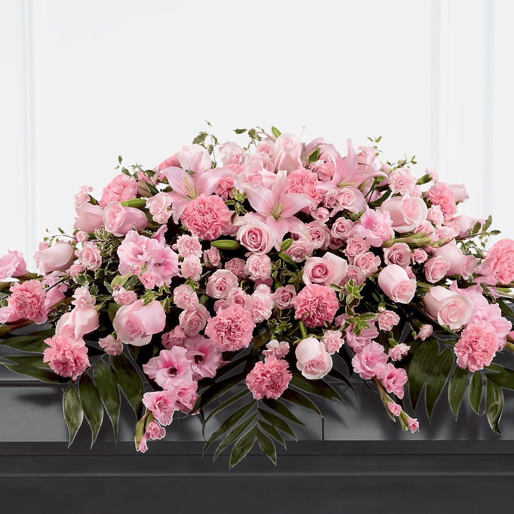 Garden of Comfort Casket Spray (Standard) – Gibney-sims Flowers, Hannibal MO