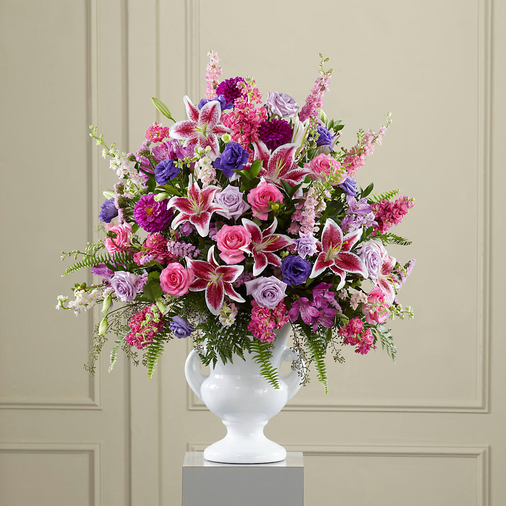 Peaceful Tribute Arrangement – Gibney-sims Flowers, Hannibal MO