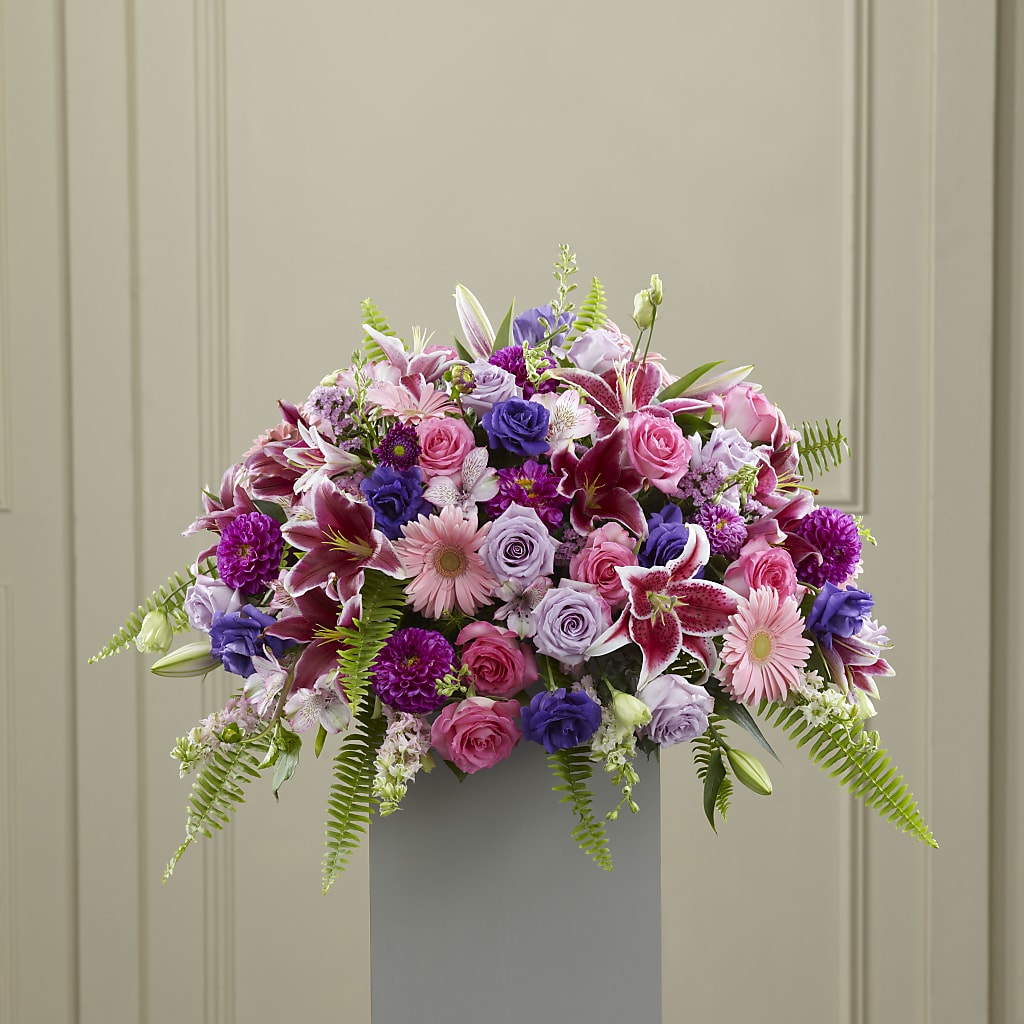 Fare Thee Well Pedestal – Gibney-sims Flowers, Hannibal MO