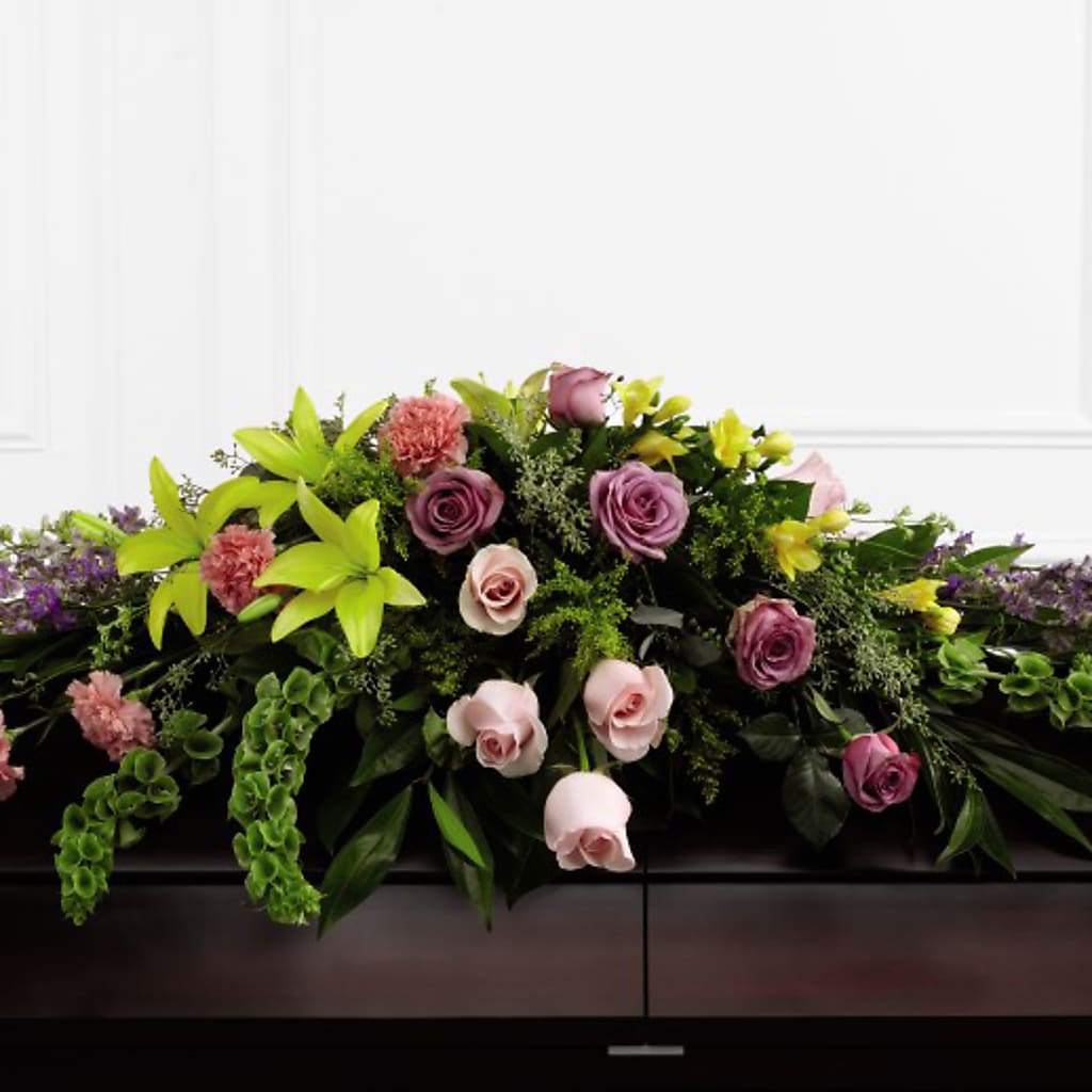 Forever Beloved Casket Spray – Gibney-sims Flowers, Hannibal MO