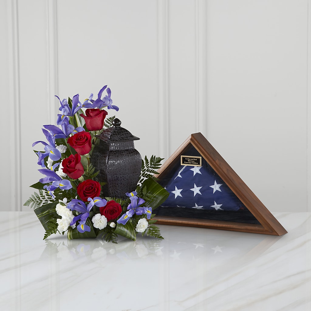 Patriotic Tribute Arrangement – Gibney-sims Flowers, Hannibal MO