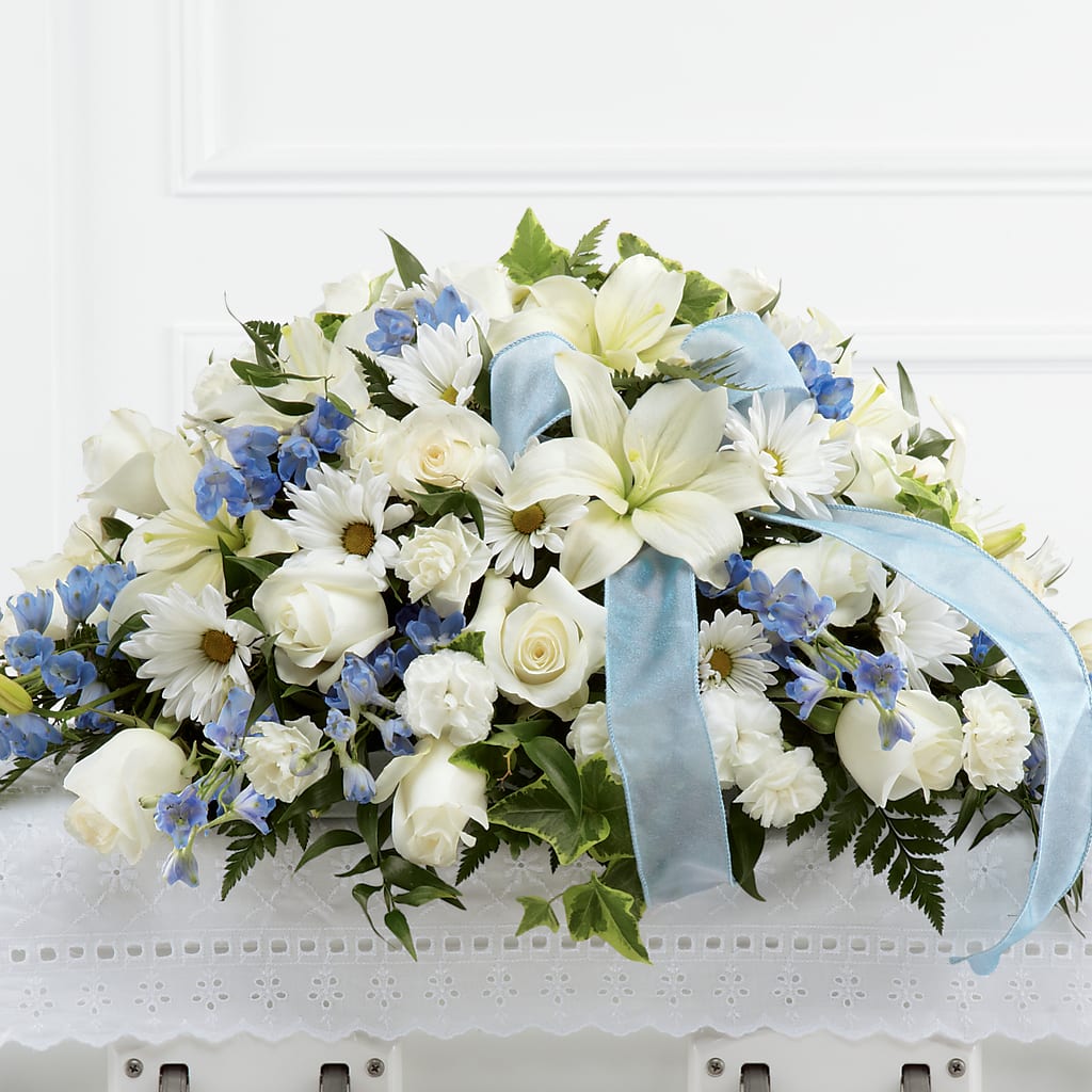 Tender Treasure Casket Spray – Gibney-sims Flowers, Hannibal MO