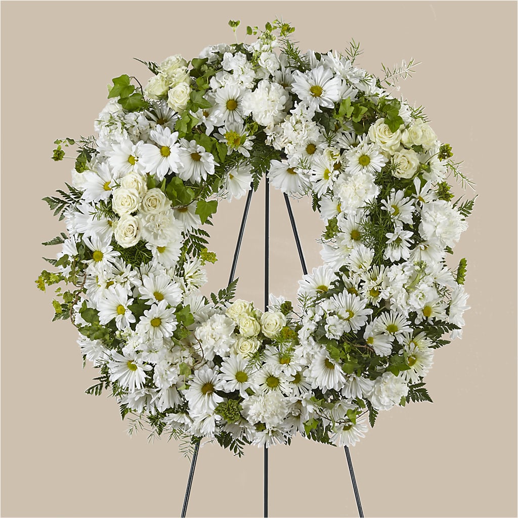 Faithful Wishes Wreath – Gibney-sims Flowers, Hannibal MO