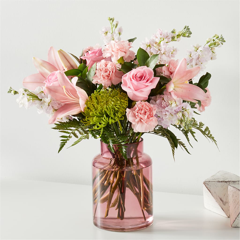 Pretty in Pink Bouquet – Gibney-sims Flowers, Hannibal MO