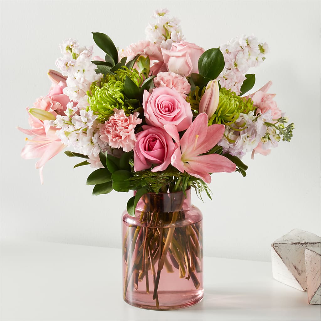Pretty in Pink Bouquet – Gibney-sims Flowers, Hannibal MO