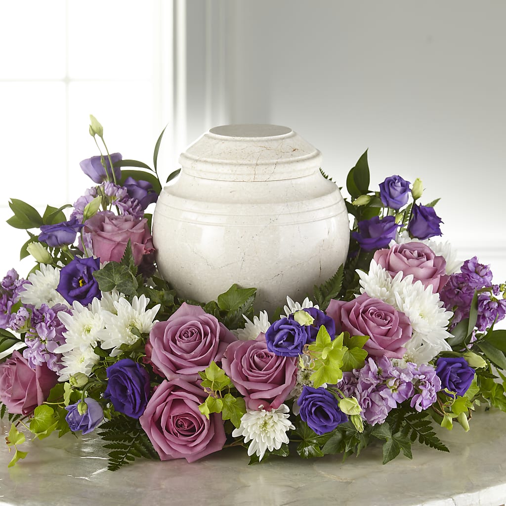 Blooming Sympathy Cremation Adornment – Gibney-sims Flowers, Hannibal MO