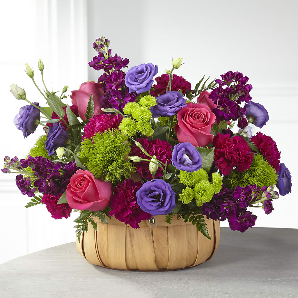 Serene Sanctuary Basket – Gibney-sims Flowers, Hannibal MO
