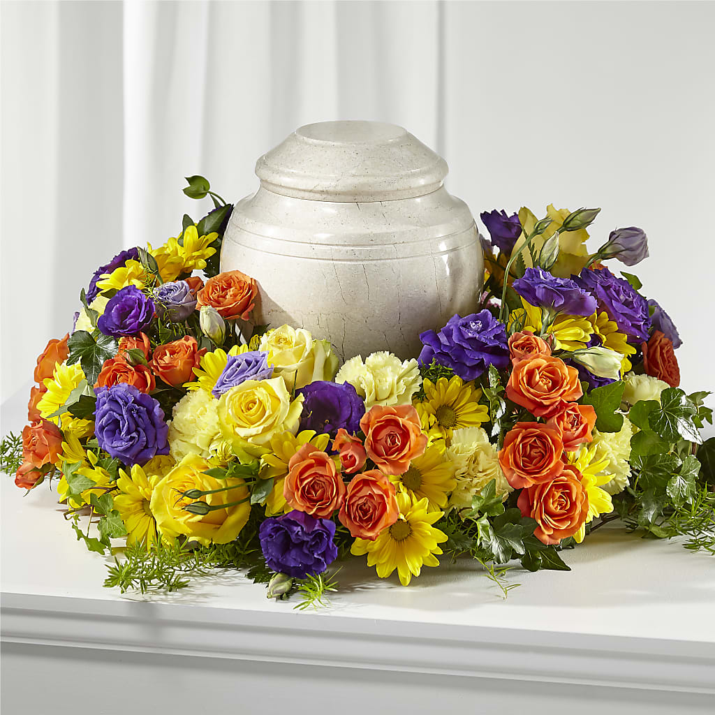 Blossoms of Remembrance Cremation Adornment – Gibney-sims Flowers, Hannibal MO