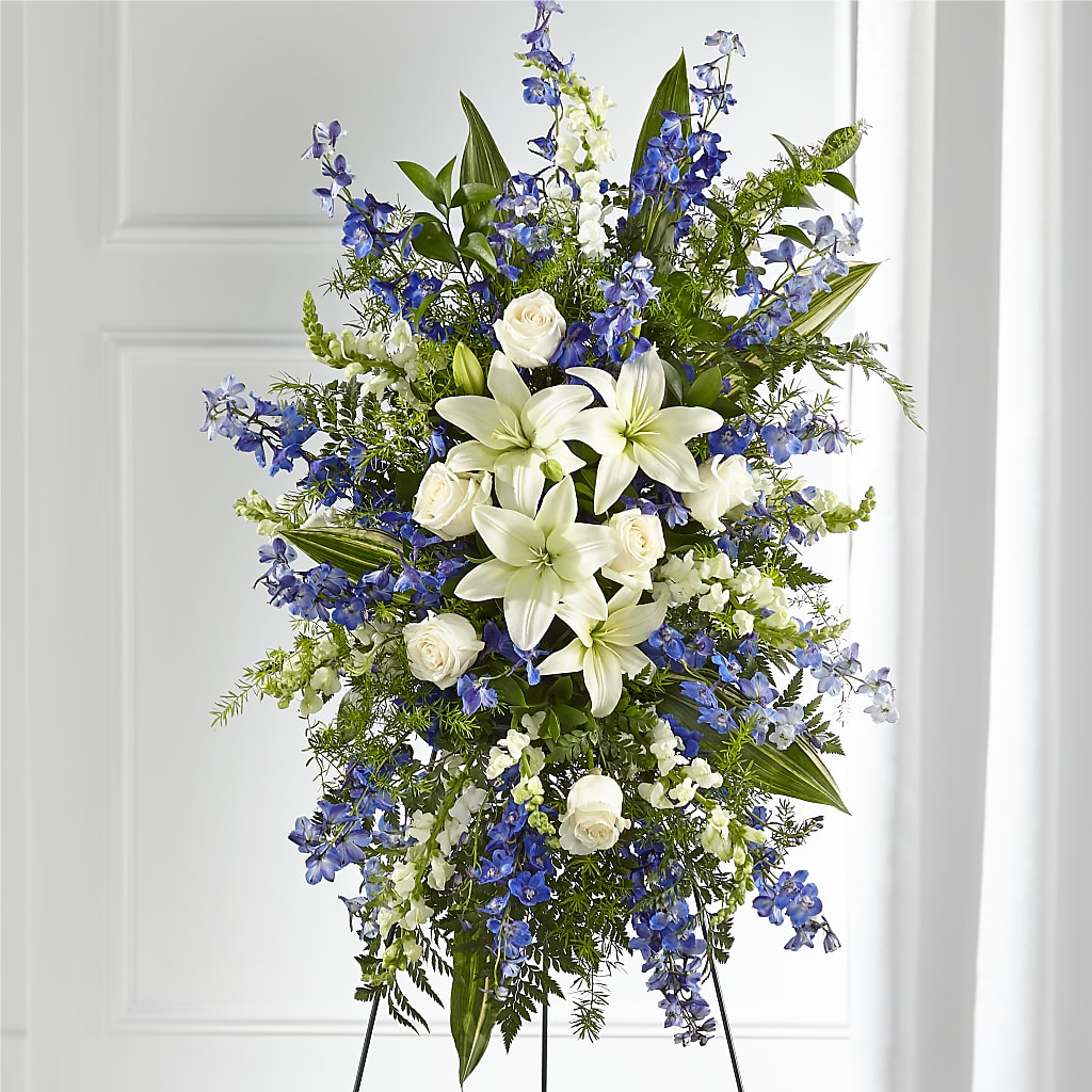Faithful Friend Standing Spray – Gibney-sims Flowers, Hannibal MO