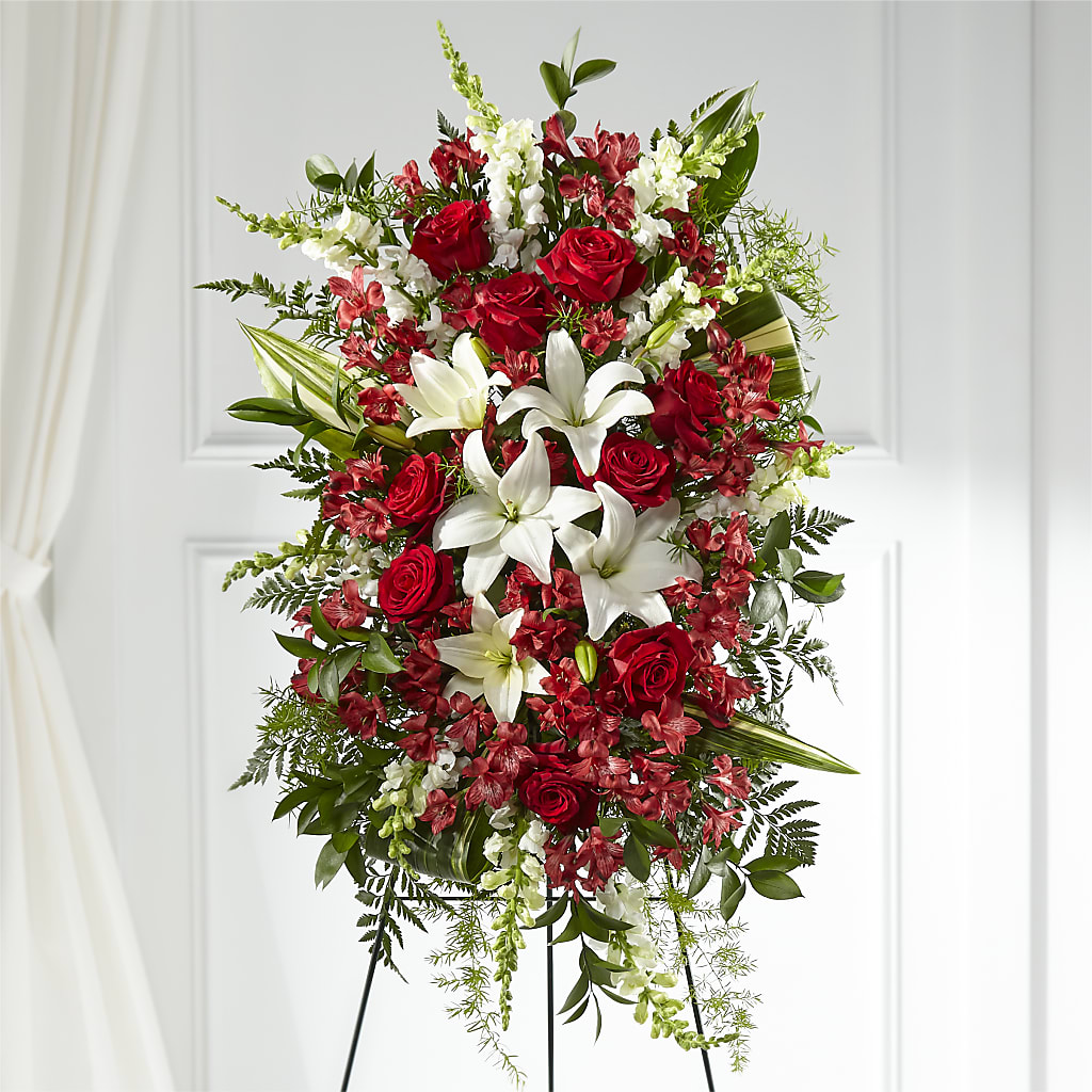 Everlasting Memory Standing Spray – Gibney-sims Flowers, Hannibal MO