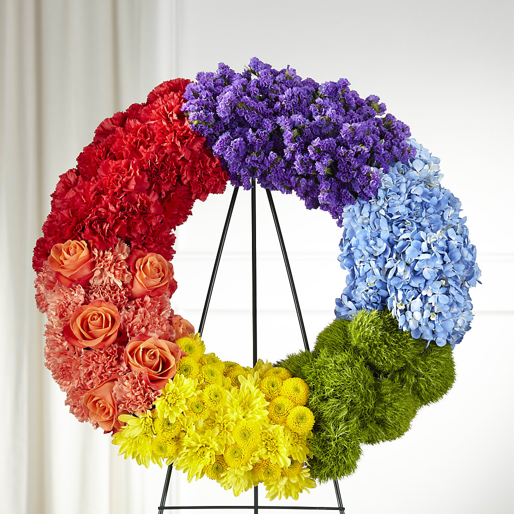 Circle of Love Wreath – Gibney-sims Flowers, Hannibal MO