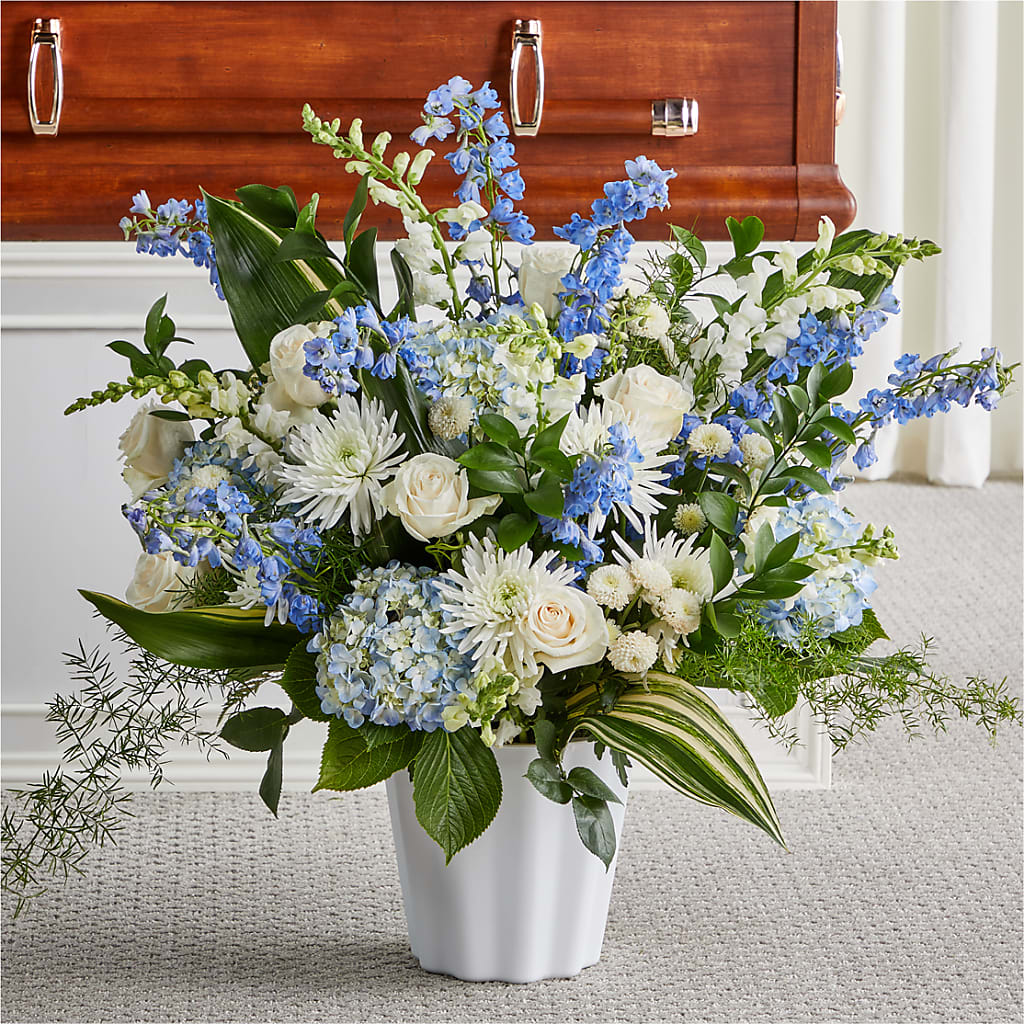 Everlasting Memories Floor Basket – Gibney-sims Flowers, Hannibal MO