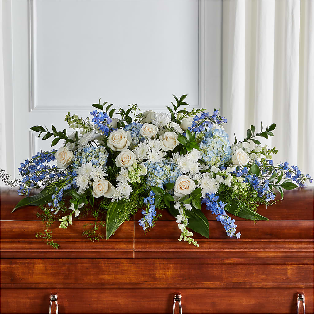 Timeless Essence Casket Spray – Gibney-sims Flowers, Hannibal MO