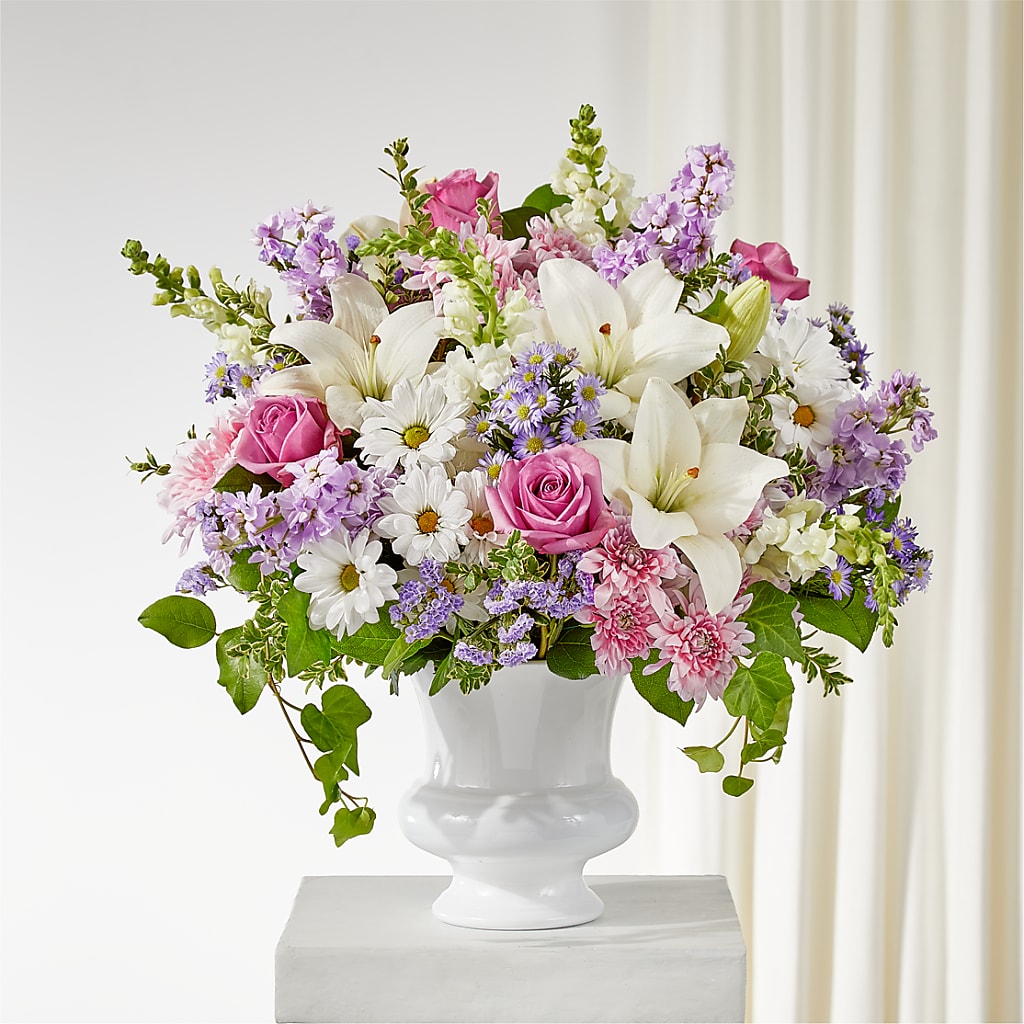 Remarkable Life Urn Arrangement – Gibney-sims Flowers, Hannibal MO