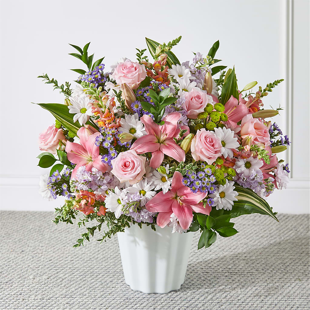 Abundant Compassion Floor Basket – Gibney-sims Flowers, Hannibal MO
