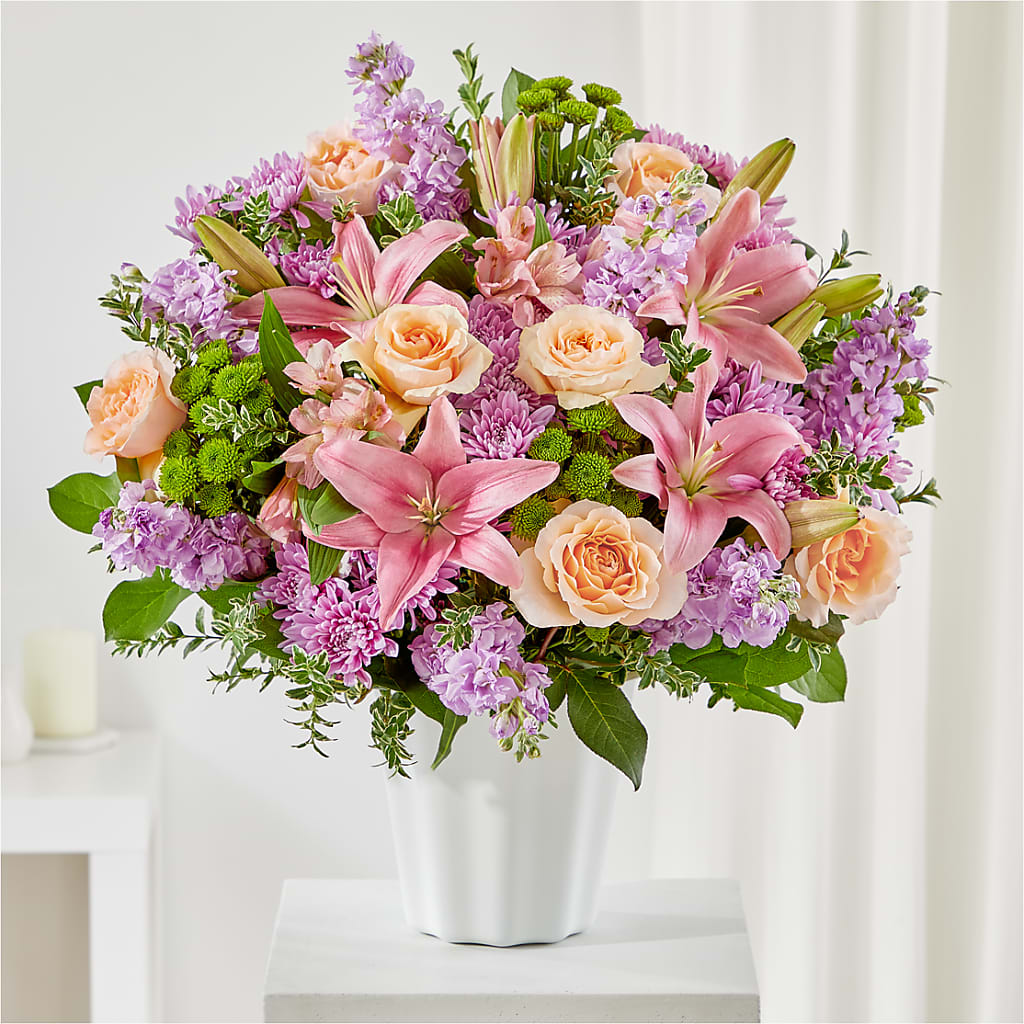 Supportive Embrace Tabletop Basket – Gibney-sims Flowers, Hannibal MO