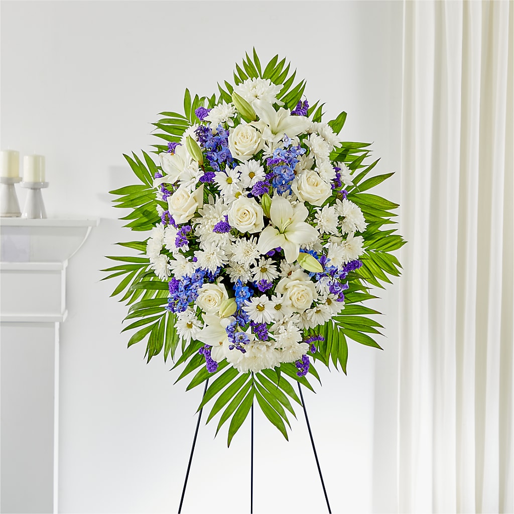 At Rest Standing Spray – Gibney-sims Flowers, Hannibal MO