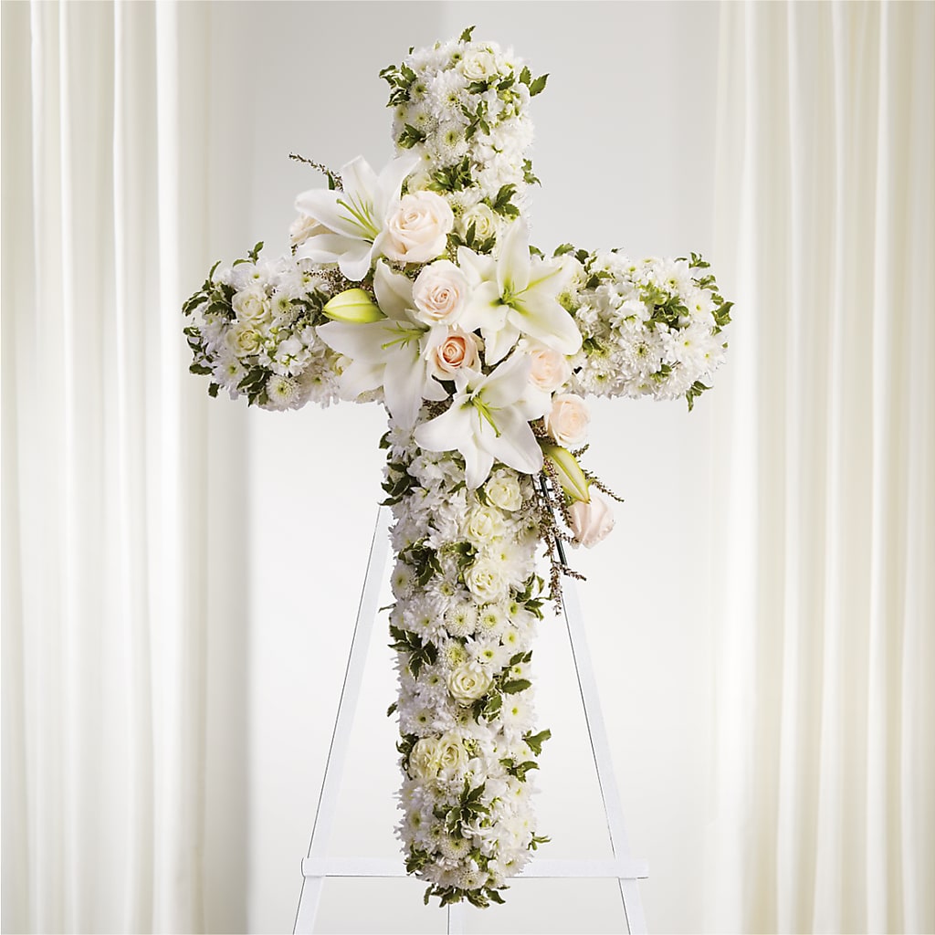 Spiritual Guidance Standing Spray – Gibney-sims Flowers, Hannibal MO