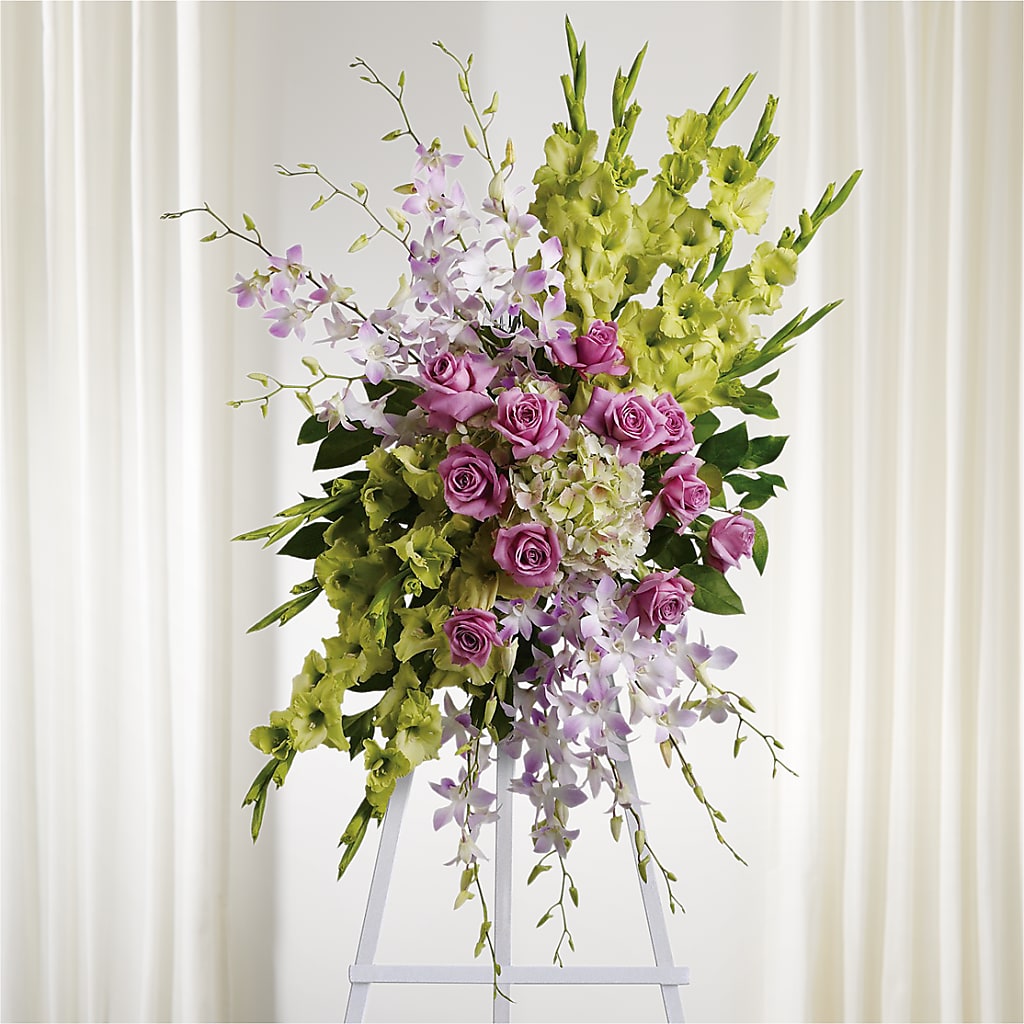 Lasting Legacy Standing Spray – Gibney-sims Flowers, Hannibal MO