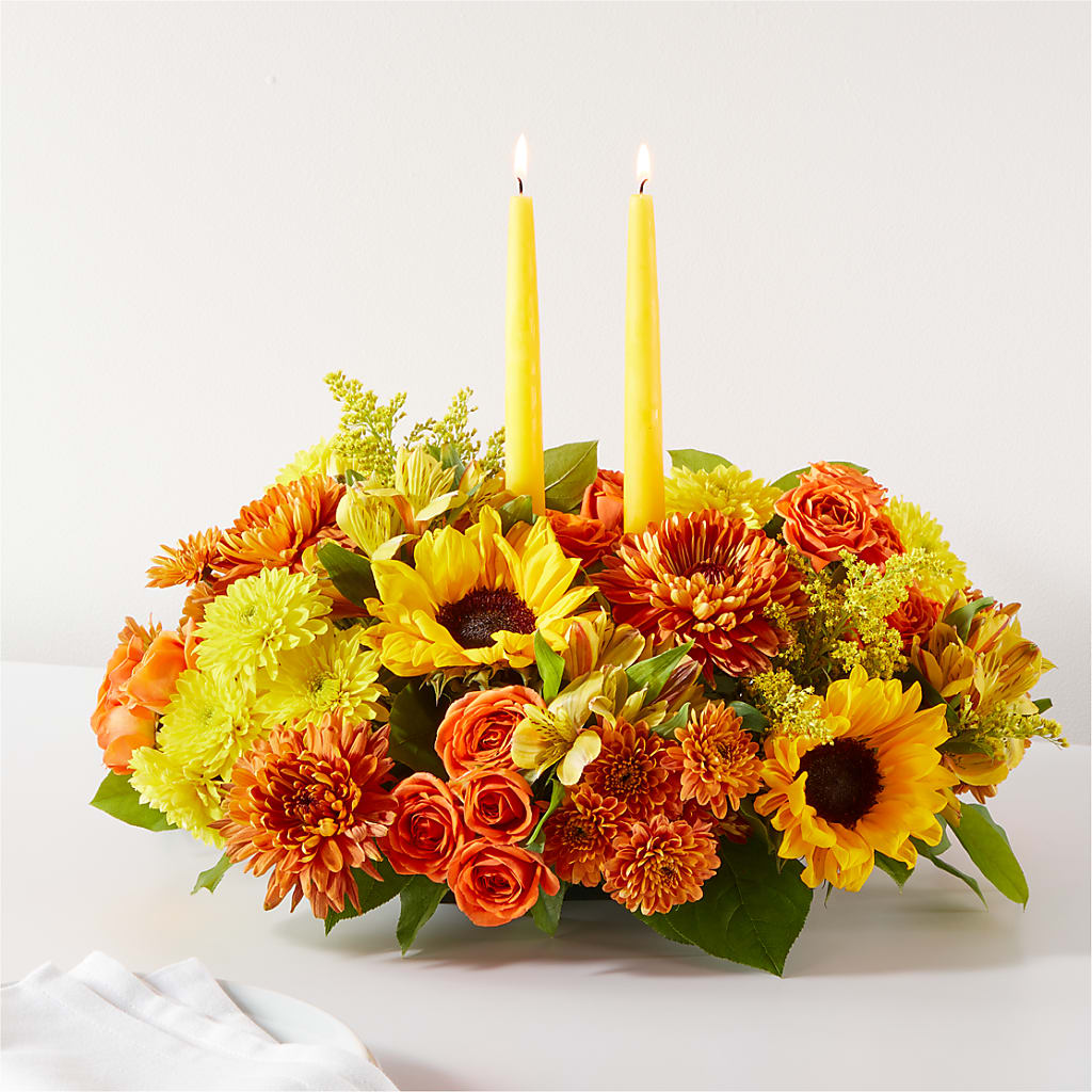 Autumn Harmony Centerpiece – Gibney-sims Flowers, Hannibal MO