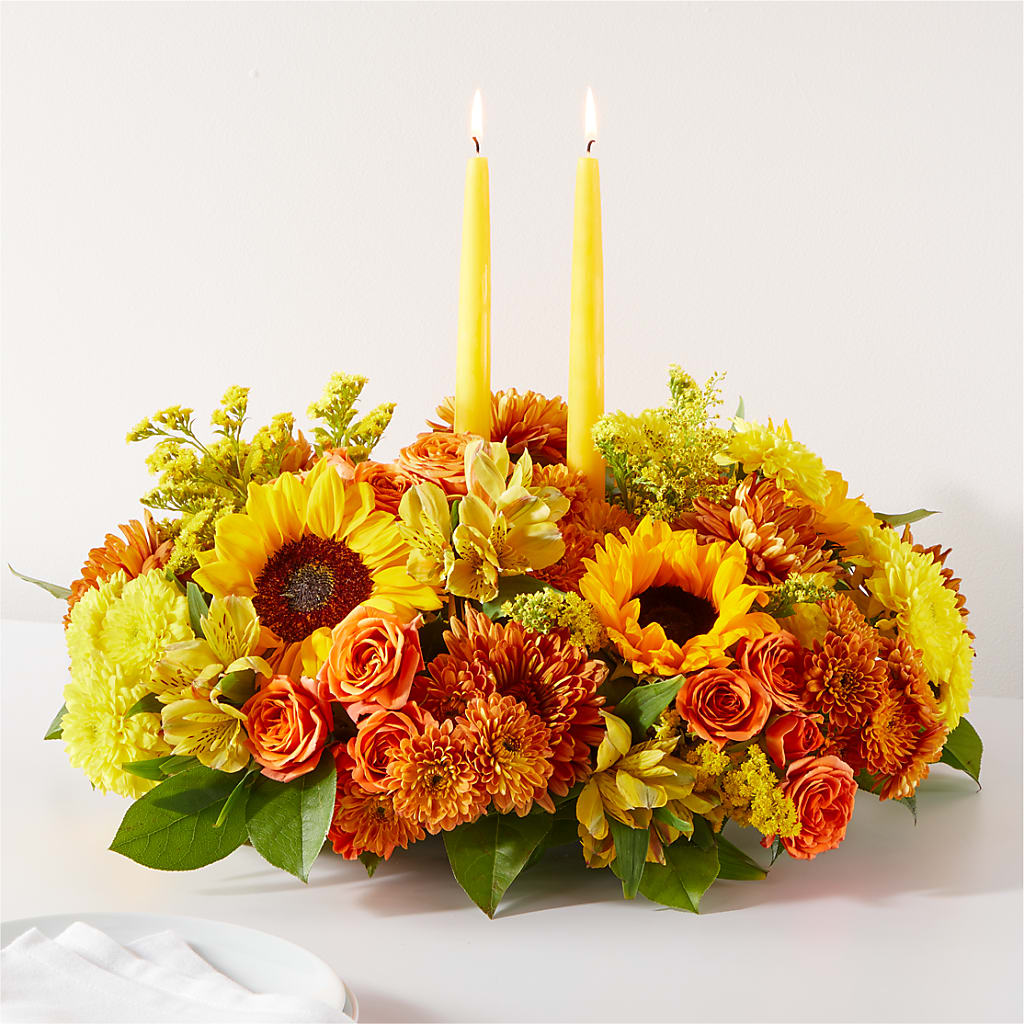 Autumn Harmony Centerpiece – Gibney-sims Flowers, Hannibal MO