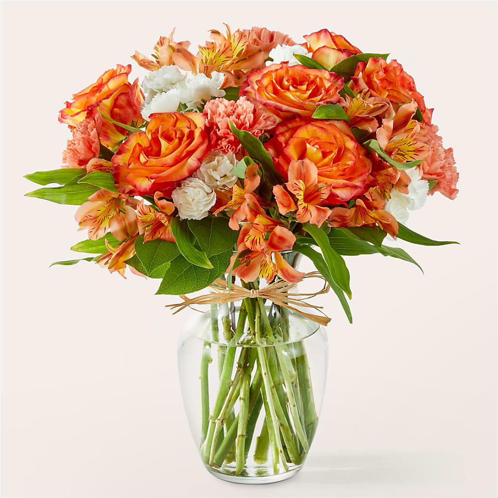 Apricot Glow Bouquet – Gibney-sims Flowers, Hannibal MO