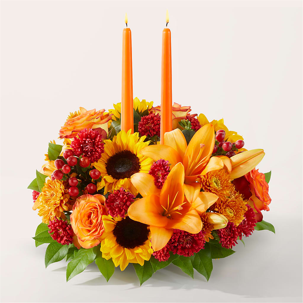 Grateful Centerpiece – Gibney-sims Flowers, Hannibal MO