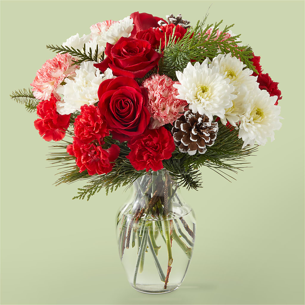 Candy Cane Lane Bouquet – Gibney-sims Flowers, Hannibal MO